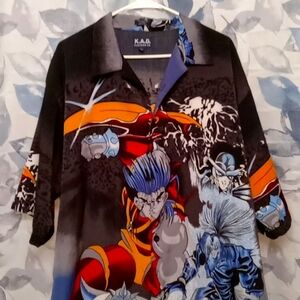 K.A.D clothing company, XL, short sleeve, button up. No flaws.